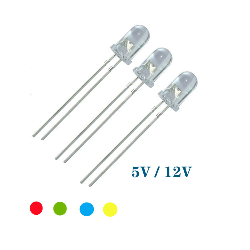 ĐÈN LED 5V 12V 5mm 3mm đính hạ - đánh giá và giá Yellow Food Snacks