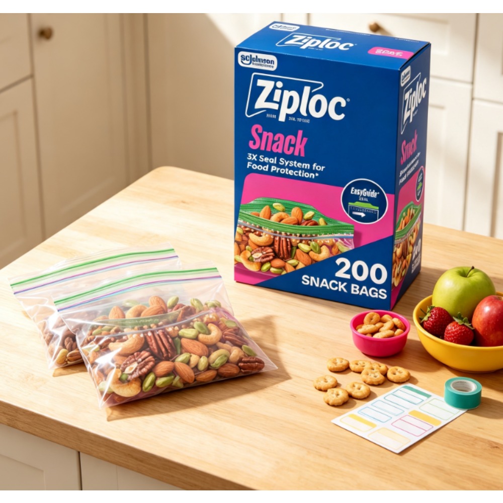 Ziploc® Brand Snack Bags with  - đánh giá và giá Food Snacks Brands