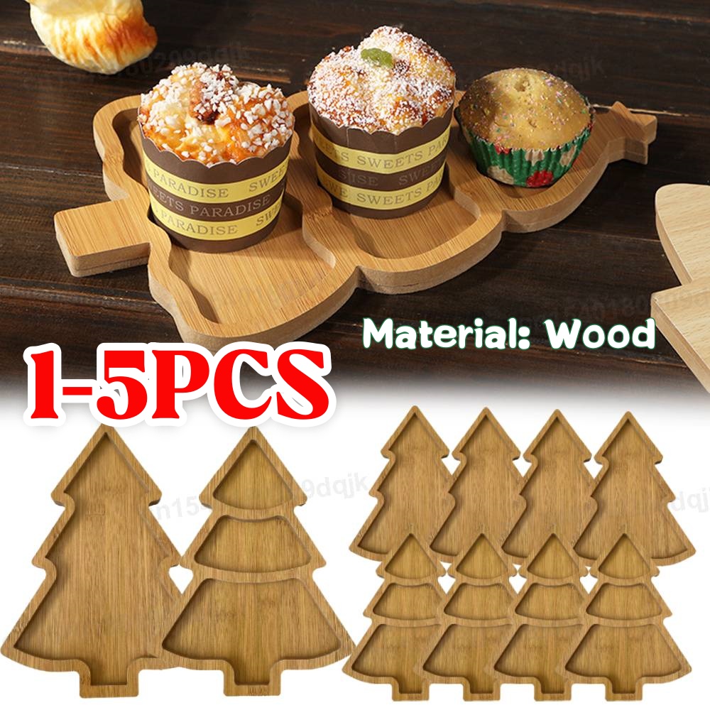 Wooden Christmas Tree Plate Tr - đánh giá và giá Food Snacks For Christmas