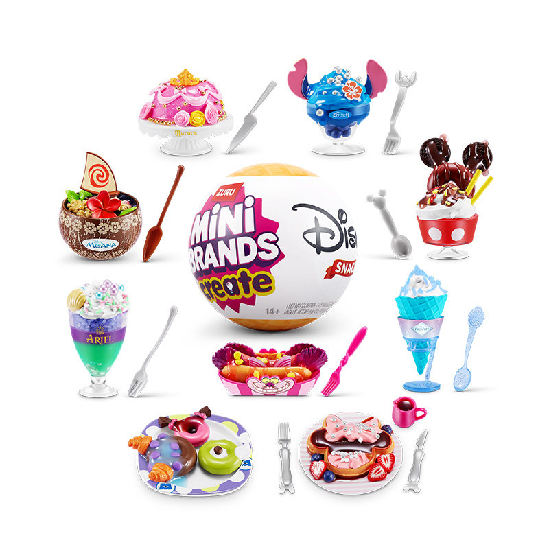 Zuru Mini Brands Create Disney - đánh giá và giá Food Snacks Brands