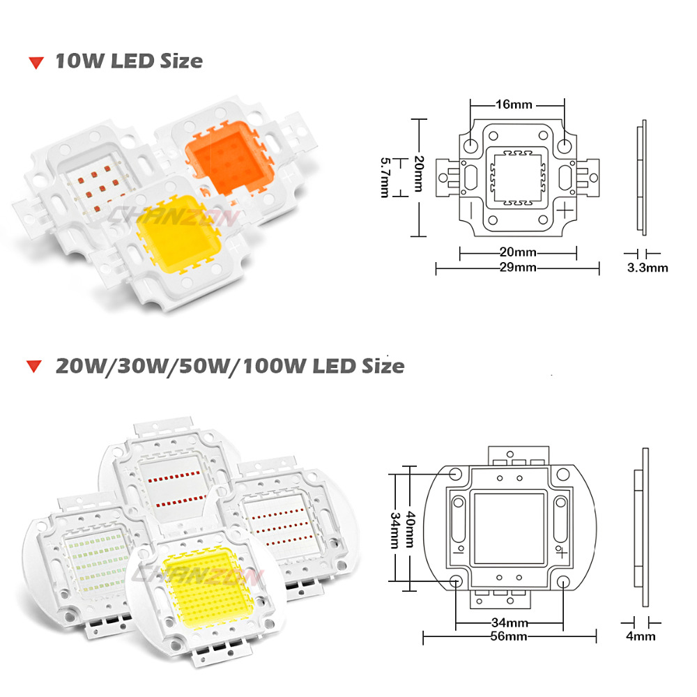 CHANZON 1pc High Power LED Chi - đánh giá và giá Yellow Food Snacks