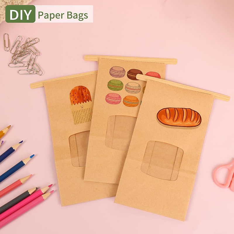 10Pcs Bakery Bags, Window Seal - đánh giá và giá Food Snacks For Christmas