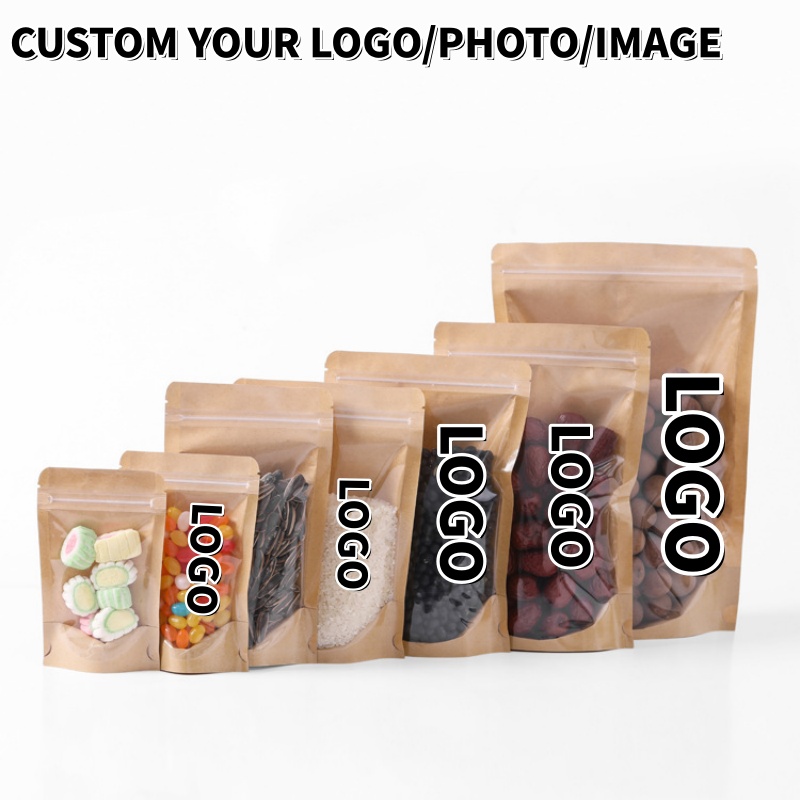 100PCS Clear Front Stand Up Kr - đánh giá và giá Food Snacks For Christmas