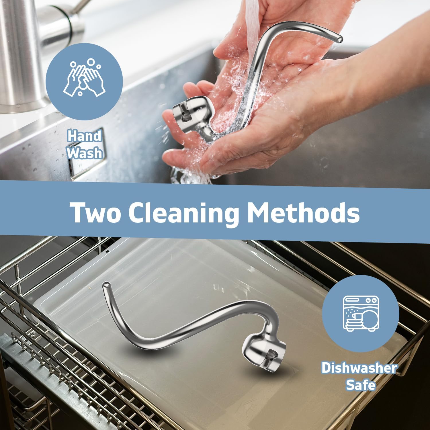 Stainless Steel Dough Hook for - đánh giá và giá Kitchenaid Mixer Pro 600