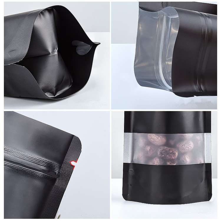 100PCS Stand-up Matte Black Al - đánh giá và giá Food Snacks For Christmas