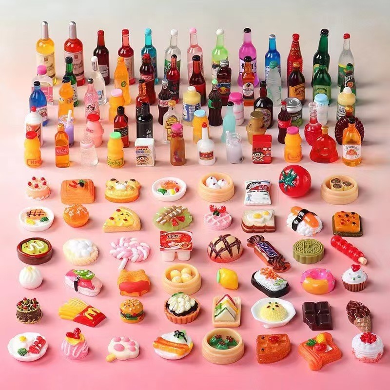 Cute Miniature Dollhouse Super - đánh giá và giá Food Snacks For Christmas