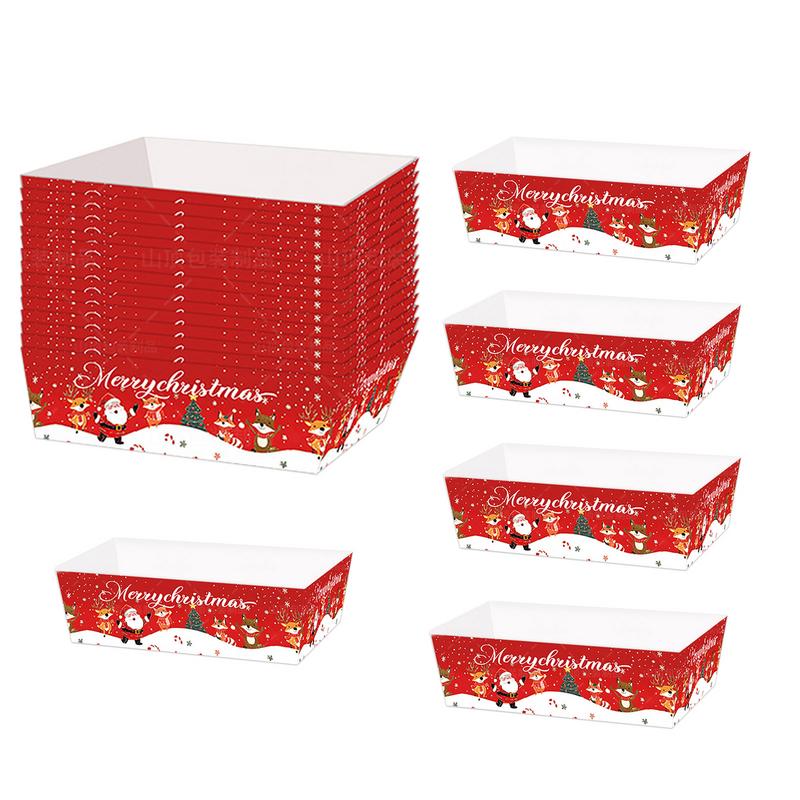 Christmas Paper Food Tray Chri - đánh giá và giá Food Snacks For Christmas