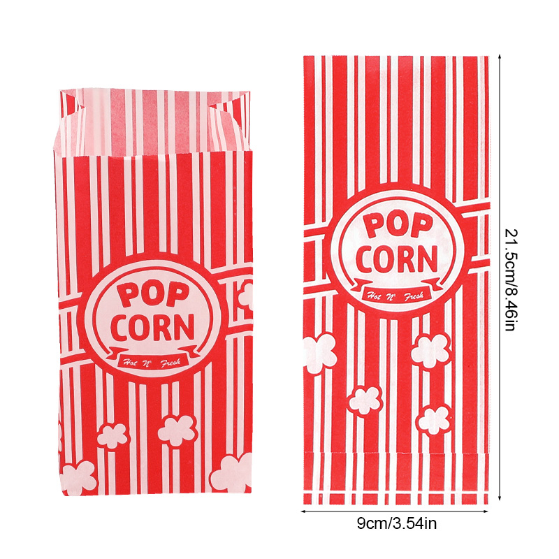 50Pcs Popcorn Packaging Bags S - đánh giá và giá Food Snacks For Christmas